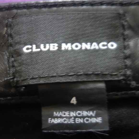 Club Monaco Size 4 Black Pants - Picture 7 of 13